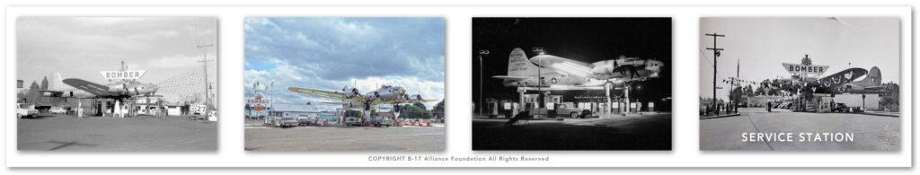 Various photos of the Lacey Lady throughout history