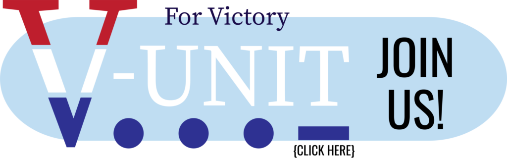 V-Unit button with Join Us text